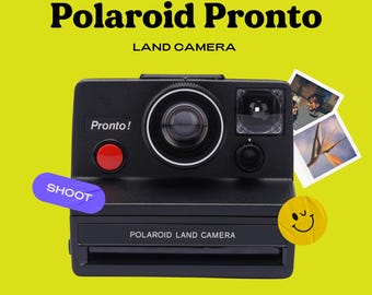 Vintage polaroid pronto land camera | classic instant film camera for sx-70 film | retro photography gift | 1970s collectible