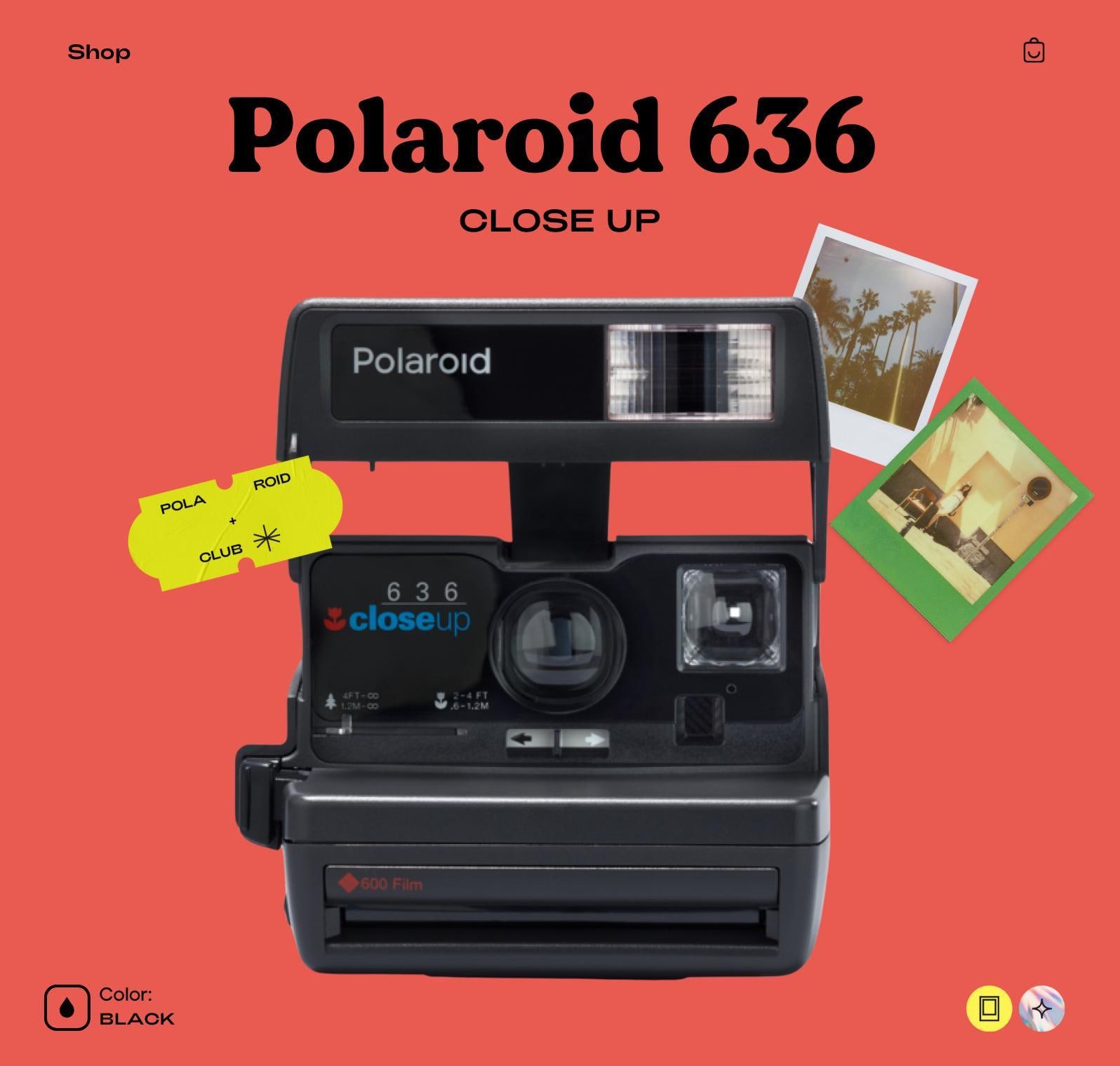 Polaroid 636 closeup - Etsy 日本