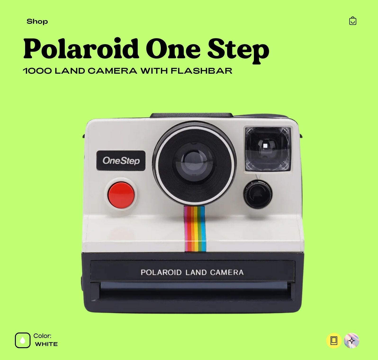 Vintage Polaroid One Step Polaroid Land Camera 1000 One Step
