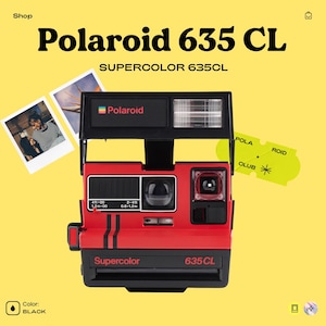 撮影確認済み ポラロイド 635CL Polaroid Polaroid Supercolor 635CL - フォトスタジオ ヨシオカ 写真屋