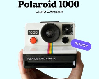 Polaroid sx-70 onestep land 1000 - appareil photo argentique vintage - polaroid sx-70 classique - cadeau parfait pour les photographes et les collectionneurs