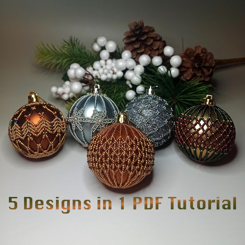 Ornament Covers Beaded - Etsy