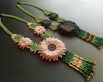 PDF Beading Tutorial – "ECHINACEA" Necklace