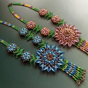 PDF Beading Tutorial – &quot;ORIENTAL NIGHT&quot; Necklace