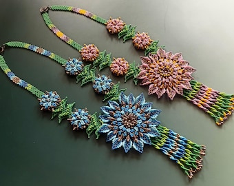 PDF Beading Tutorial – "ORIENTAL NIGHT" Necklace