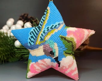 PDF Perlenanleitung & -muster - 3D Peyote Stern «Colibri» mit Grundanleitung