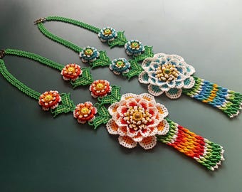 PDF Beading Tutorial – "PRIMULA" Necklace