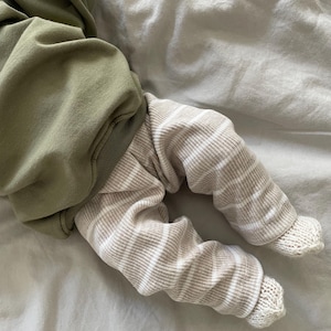 Handmade leggings, children&#39;s leggings made of cotton, leggings made of rib jersey, leggings made of organic fabrics, personalized leggings