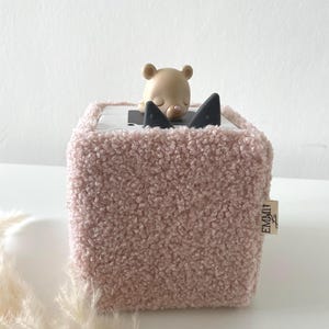 Toniebox Hülle aus Boucléstoff – Rosa – Handgemacht – Schutzhülle für Toniebox – Geschenkidee für Kinder – passend für die Toniebox