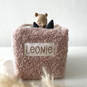 Toniebox Hülle aus Boucléstoff – Personalisiert – Handgemacht – Schutzhülle für Toniebox – Geschenkidee Kinder – passend für die Toniebox