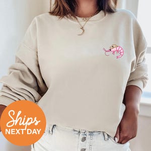 Shrimp Sheriff Hoodie, Funny Seafood Crewneck, Cozy Goofy Pullover, Shrimp Graphic Sweatshirt