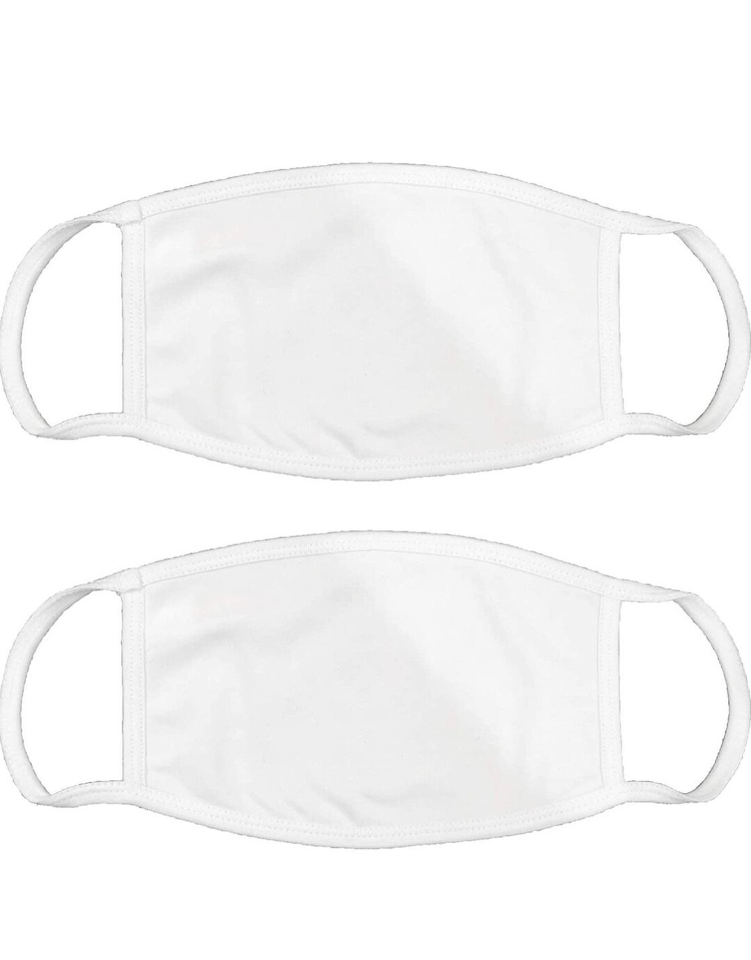 Kids Sublimation Blank White Face Mask 100 Polyester Etsy