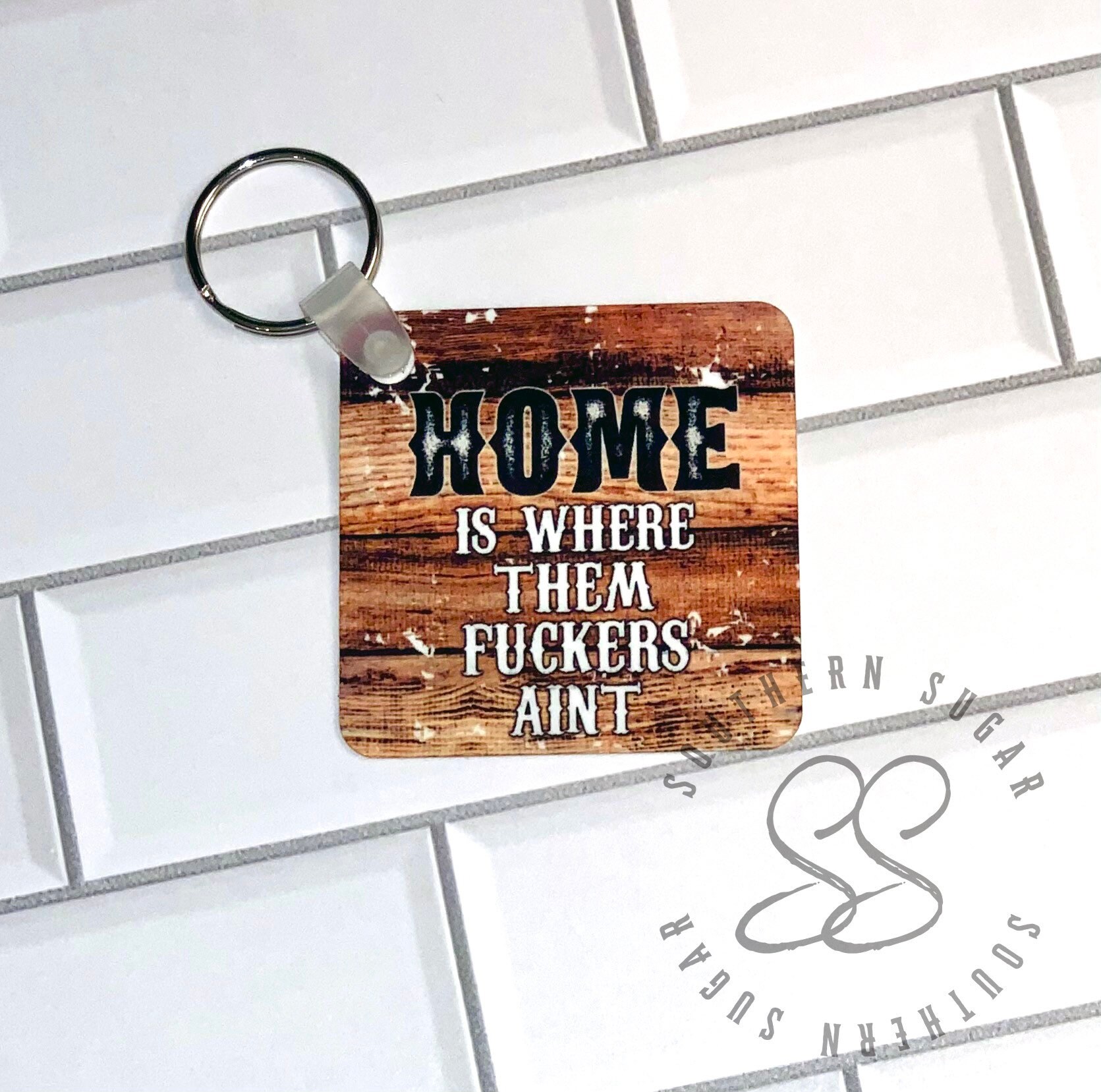 Sarcastic Quote Keychain Funny Keychains Gag Gift Etsy
