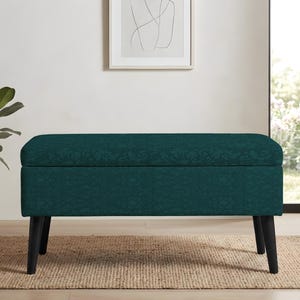 Ottoman Furniture, Low Table, Storage Bench, Bed End Trunk, Wooden End Table, Hidden Storage Box, Storage Chaise, Boho Ottoman