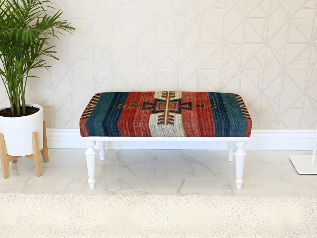 Entryway Stool Dining Table Bench Bohemian Decor Coffee Table Boho 