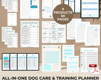 Hundepflege & Trainingsplaner: 2025 Pet Tracker (Digitaler Download)