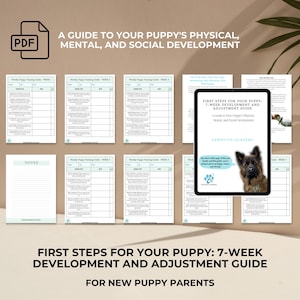 Puppy Training Guide: 7-Week Planner & Care Manual (PDF Download)