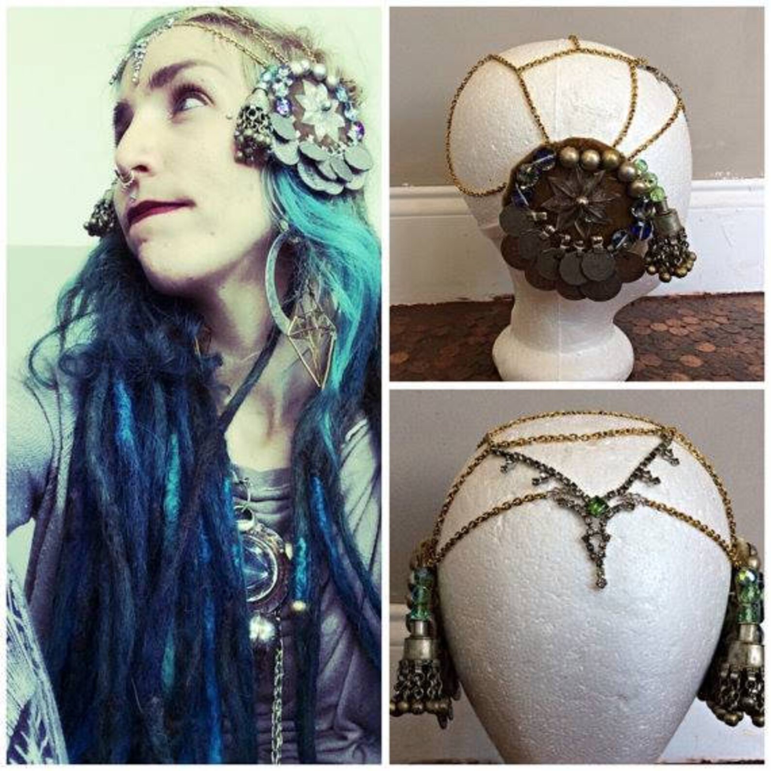 Headdress Tutorial by Althena for Bellydance and Costumes - Etsy