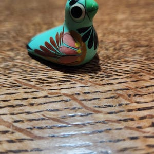 Mexican Tonala Pottery in shape of a Bird