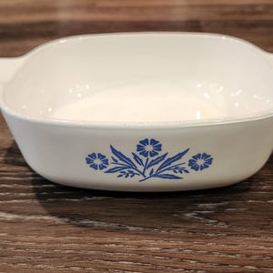 Corning Ware blå blomform, 1 liter, utan lock