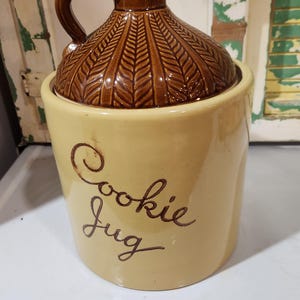 Western Pottery Moonshine Style Cookie Jar