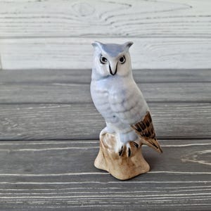 Porcelain figurine of an owl