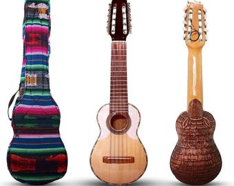 Charango instrument BoliviArt St Uniek instrument Ukulele Charango 10-snarige gitaar Sopraangitaar Charango Handgesneden instrument Handgemaakt