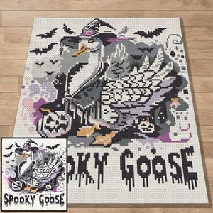 Halloween, KÜRBIS, Graph, Muster, C2C und Tapisserie häkeln, Häkeln, Decke, Afghan, PDF, sofort download, Kinderdecke, Geschenke, HAL15