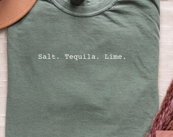 Unisex tequila shirt, comfort colors tee, cocktail lover gift, trendy shirt, gift for her, gift for him, dad shirt, day drinking, dad gifts