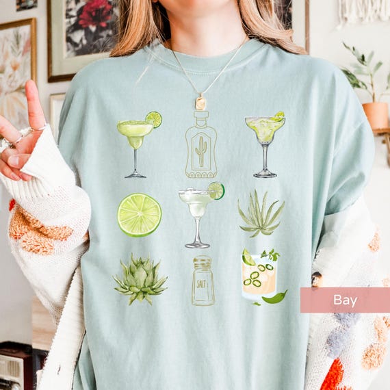 Margarita shirt, drinking shirt, cocktail lover gift, trendy shirt, gift for her, girls weekend, graphic tee, day drinking, tequila tee