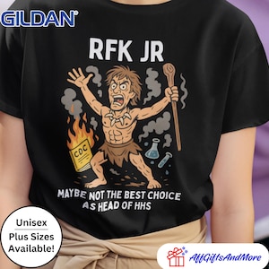 RFK Jr HHS Witch Doctor T-Shirt Maybe Not the Best Choice as Head of Health and Human Services Shirt Vaccines Autism Tee Anti RFK Jr Tshirt