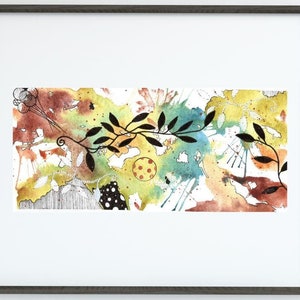 Arte astratta unica e colorata dell'acquerello / Dipinti e stampe originali / Opere d'arte vibranti, colorate e affascinanti