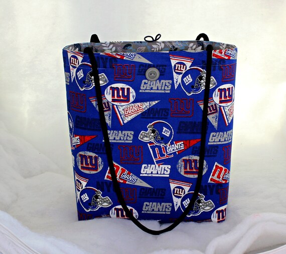 New York Giants REVERSIBLE Carry all Tote Project Bag Purse Etsy