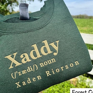 Embroidered Xaddy Sweatshirt, Xaden Riorson, Xaden Fourth Wing Shirt, Rebecca Yarros Apparel Sweatshirt, ACOTAR Merch, Basgiath sweatshirt