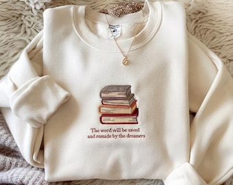 Embroidery Aelin Quote Throne Of Glass Flower Sweatshirt, The Thirteen T-Shirt, Throne Of Glass T-shirt, ACOTAR Shirt, Sarah J Maas