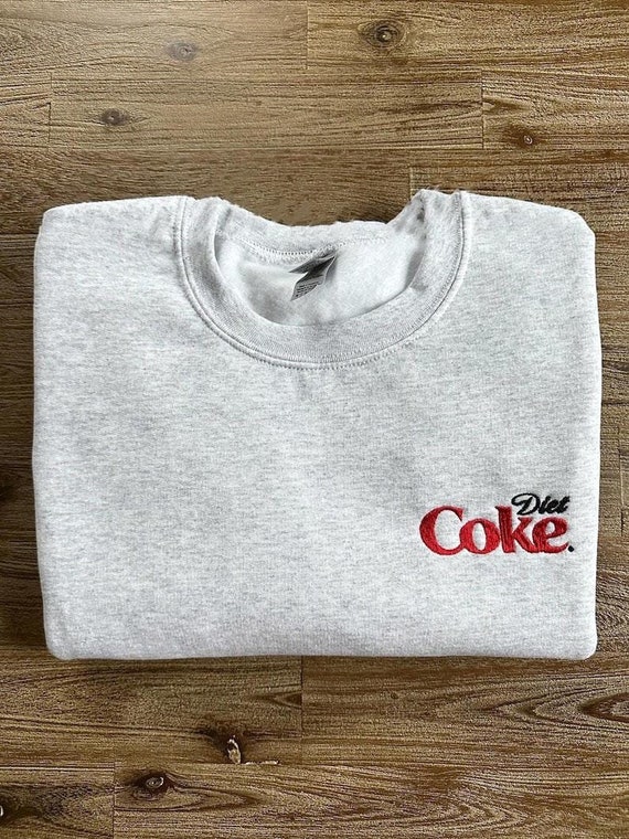 Diet Coke Embroidered Sweatshirt, I Need Diet Coke Sweater, Diet Coke Lover Sweatshirt, Funny Coke Shirt, Coke Lover Sweater, drink Crewneck