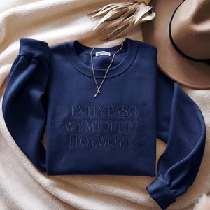 Embroidered Quicksilver All Seven Gods Sweatshirt, Romantasy Gift, Smut Sweater, Bookish Sweater, Book Lover Gift, Kingfisher image 6