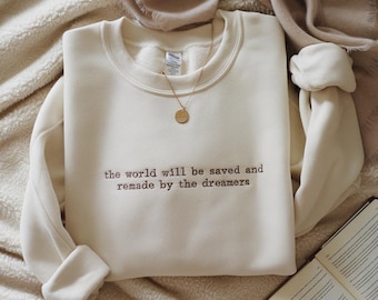 Embroidery Aelin Quote Throne Of Glass Flower Sweatshirt, The Thirteen T-Shirt, Throne Of Glass T-shirt, ACOTAR Shirt, Sarah J Maas