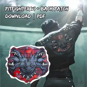Pitfighter VI - Back Patch | Arcane 2 | Cosplay | Download | Pdf