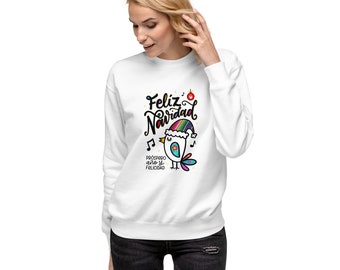 Feliz Navidad, Mexican Unisex Premium Sweatshirt