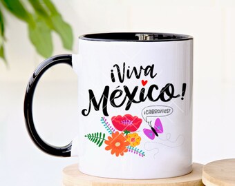 Viva Mexico Coffee Mug: Mexican Pride Latina Gift