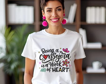 Spanglish T-shirt for Bilingual School Counselor or Therapist Gift Personal Advisor Funny Gift for Comadre Shirt for Mejor Amiga Consejera