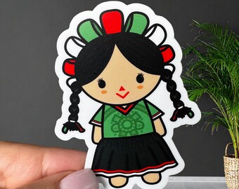Muñeca Lele Soccer Mexico Jersey Sticker Futbol Mexicano Stickers World Cup Mexico Soccer Team Mexican Pride Sticker Bundle Viva Mexico Doll