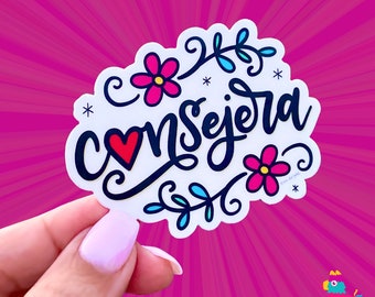 Consejera Vinyl Sticker Bilingual Counselor