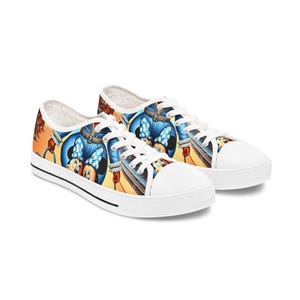 Baskets basses colorées pour femmes | Baskets papillon florales | Slip-ons uniques pour un style décontracté | Chaussures d&#39;été | Cadeau pour elle,