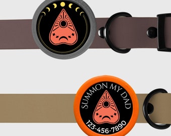 Ouija Pet ID Tag for Dogs and Cats - Summon My Mom or Dad Halloween
