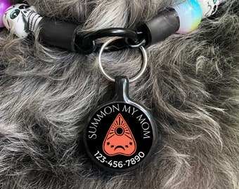 Ouija Halloween Pet ID Tag for Dogs and Cats