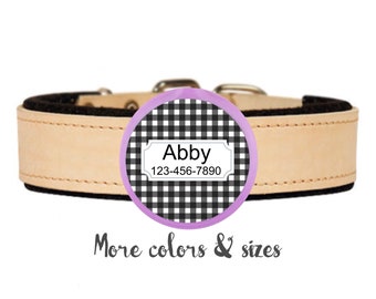 Personalized Gingham Twist-On Dog Tag, Ecoplastic Pet ID