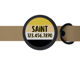 New Orleans Saints Silent, Eco-Friendly, Ringless ID Tag for Cats and Dogs