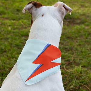 Bowie Ziggy Stardust Pet Bandana Cute